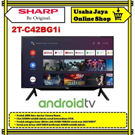 Promo SHARP ANDROID TV 42 Inch 2T-C42BG1i | 2TC42BG1i | 2T-C42BG | FULL ...