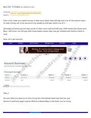 Image result for Bill Pay Tutorial