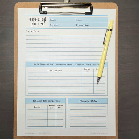 Image result for Session Note RBT Form