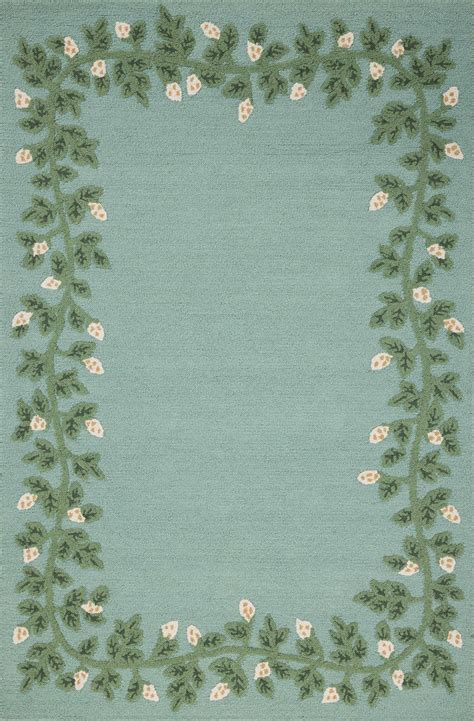 Rifle Paper Co. x Loloi Highgrove HIG-03 Floral / Botanical Area Rugs ...