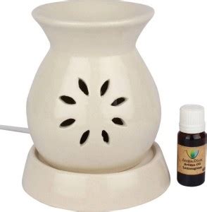Bright Shop Flower Shape Electric Aroma Lemongrass Diffuser Set Flower ...