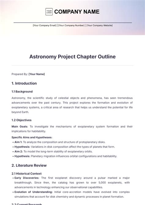 Science Project Outline Template 的图像结果