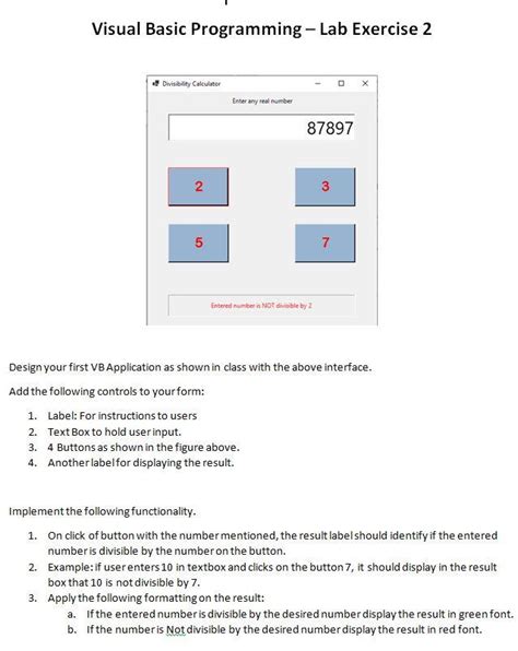 Image result for Visual Basic Calculator Chegg