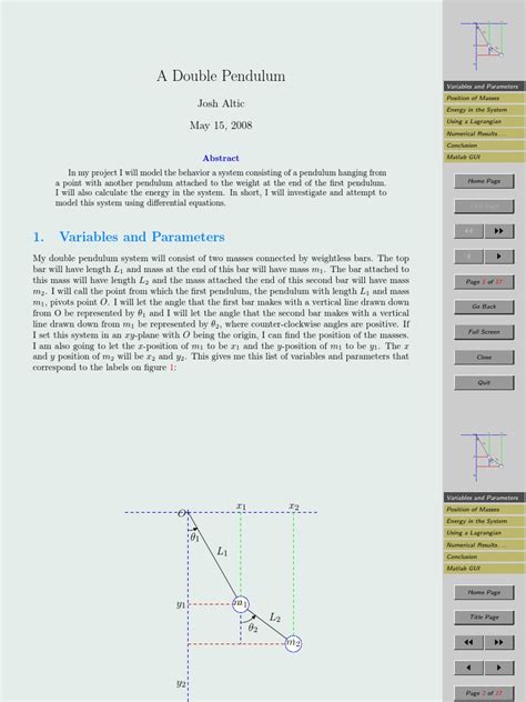 Double Pendulum Graph 的图像结果