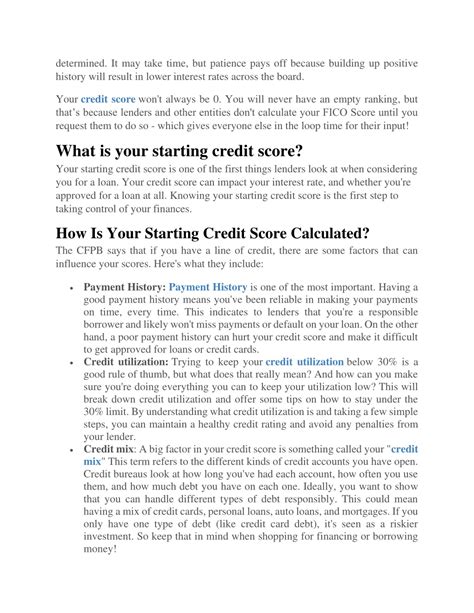 PPT - What Is a Starting Credit Score & how its work? PowerPoint ...