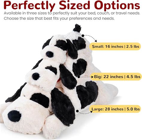 meowtastic Black & White Dog Weighted Stuffed India | Ubuy