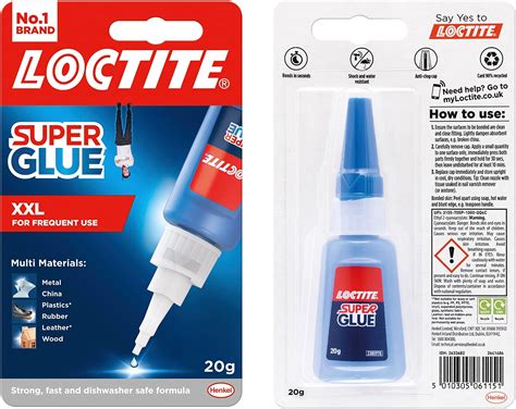 Loctite Super Glue, All Purpose Liquid Adhesive for Repairs, Super ...