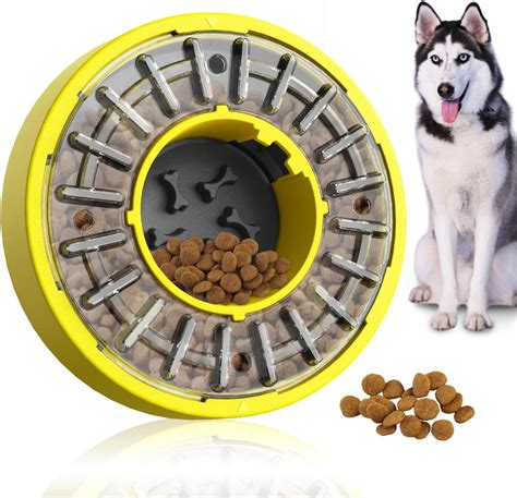 Amazon.com: Dog Puzzle Slow Feeder Bowls - Anti-Gulping Dog Dry Food ...