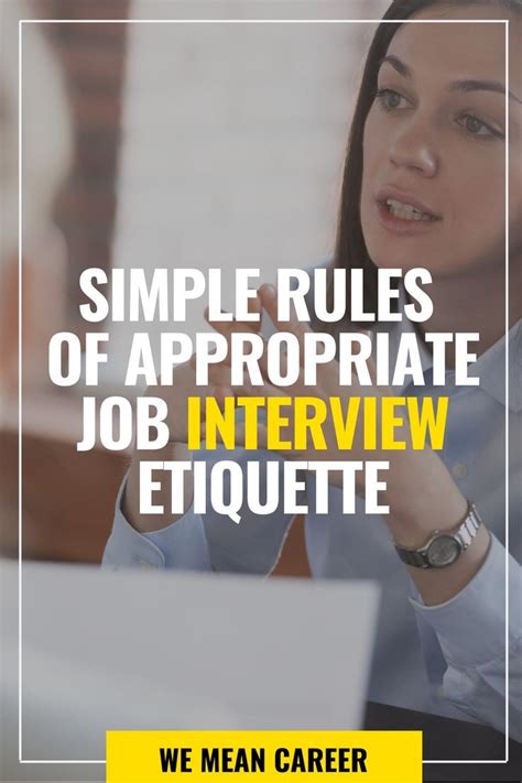 Interview Etiquette 的图像结果