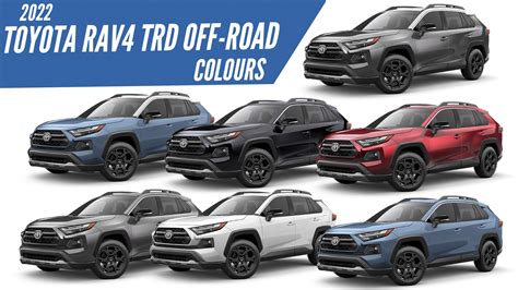 2022 Toyota RAV4 TRD Off-Road – All Color Options – Images | AUTOBICS
