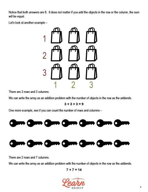 Image result for Rectangular Arrays Math