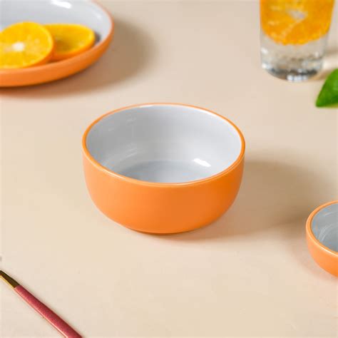 Set Of 4 Zoella Snack Bowls Orange 250ml Online - Premium Snack Bowl ...