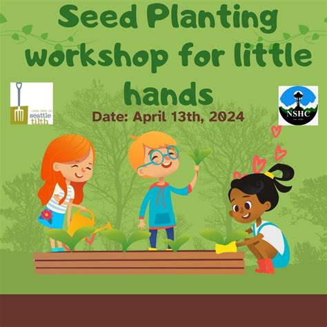 Seed planting workshop in partnership with Seattle Tilth, McAuliffe ...