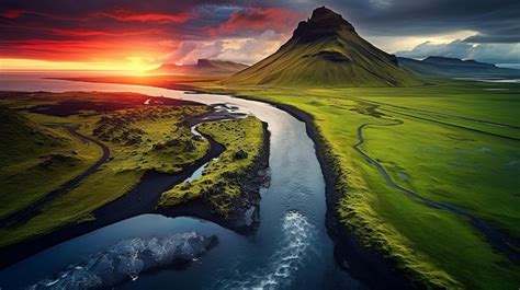 A beautiful mesmerizing and unique landscape | Premium AI-generated image