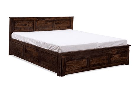 Buy Solid Wood Essential Bed with Front Open Dual Storage - Latest Bed ...