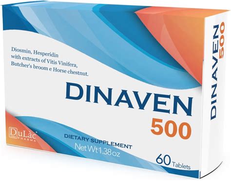 Buy Dulàc - Diosmin Hesperidin Supplement Dinaven 500 60 s for Heavy ...