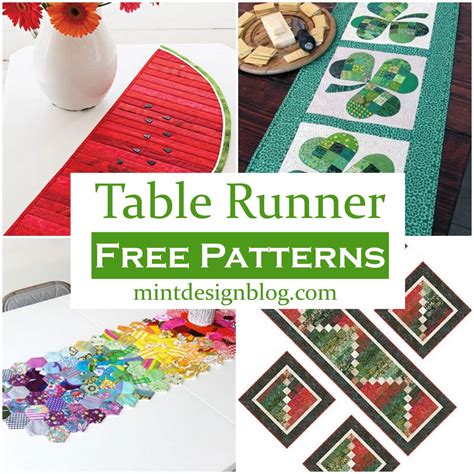 Image result for Free PDF Table Runner Patterns