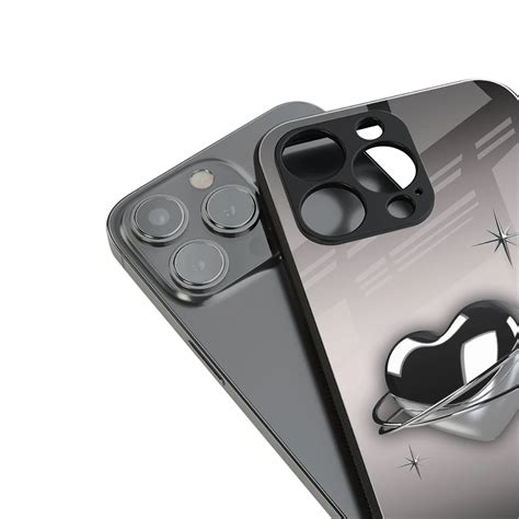 Holo Heart Phone Case for Iphone 15 Pro Max | Glass Case – Boujee