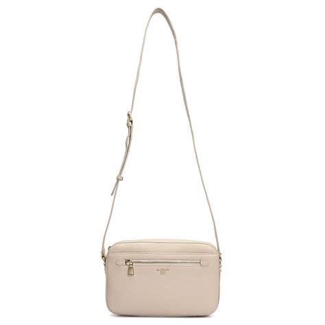 Small Wax Leather Sling - Dove – Da Milano