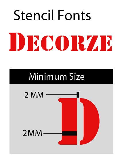 Letter Stencils - Customize | Reusable Wall painting Stencils