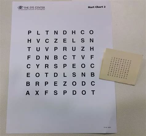 Image result for Hart Chart Vision Therapy