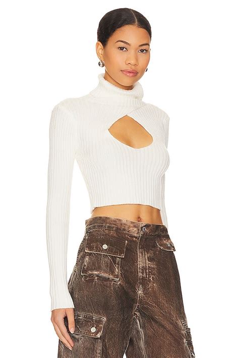 superdown Frankie Keyhole Top in White | REVOLVE
