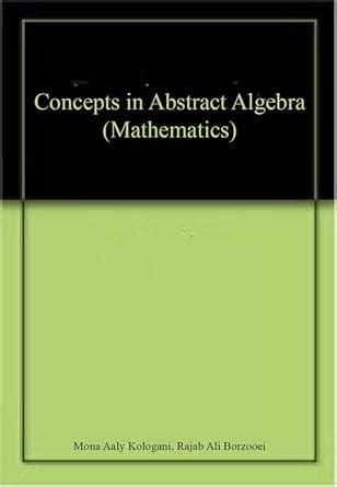 Buy Concepts in Abstract Algebra (Mathematics) Book Online at Low ...