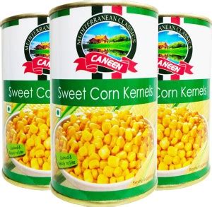 caneen Sweet Corn Kernels | 400 Gm Each (Pack of 3) Corn Price in India ...