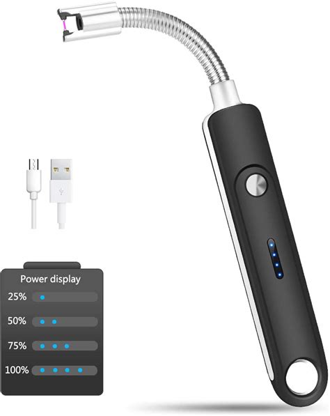 DOCOSS Rechargeable Electric Gas Lighter Kitchen Lighter 280 mAh High ...