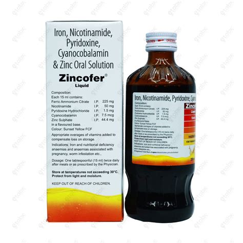 Zincofer Liquid 200ml – ETABX