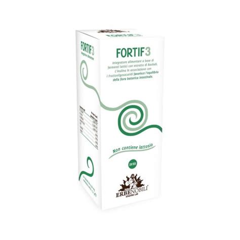Erbenobili FORTIF3 Food Supplement 30 Capsules