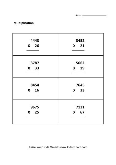 Multiplication Lesson for Grade 4 的图像结果