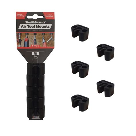 Stealthmountslocking Air Tool Holder 5 Pack 1 4 Size Pneumatic ...