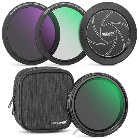 Buy NEEWER 67mm Versatile Magnetic ND Filter Kit (1-9 Stops), 2 in 1 ...