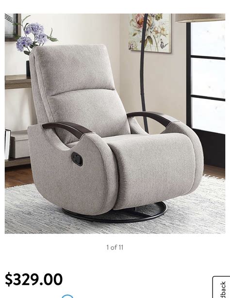 Modern Gray Recliner Chair