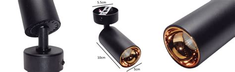 Mufasa 12 Watts Gold Reflector Wall Mounted Spotlight, Focus Light ...