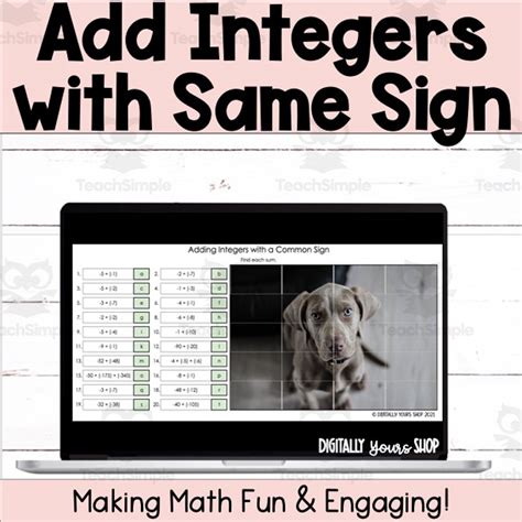 Adding Integers with Same Sign 的图像结果