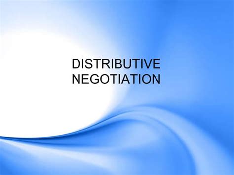 Distributive Negotiation 的图像结果