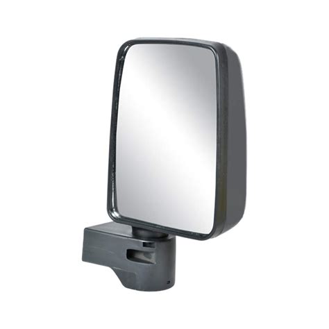 UNO MINDA RV-11002R Shatterproof Glass Rear View Mirror (Black)- Right ...