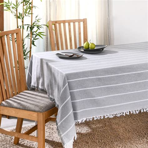 Tuscany Table Cloth - Ash Grey – Folkulture India