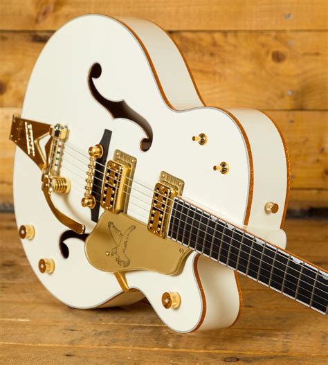 Gretsch G6136T Golden Era White Falcon - Peach Guitars