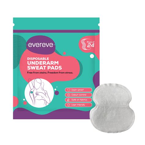 Evereve Disposable Underarm Sweat Pads-24 Pads | Women & Men – Evereve ...