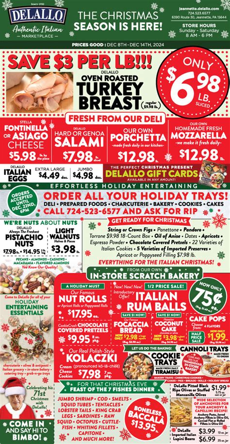 Weekly Italian Marketplace Ad Page 2 - DeLallo Italian Marketplace