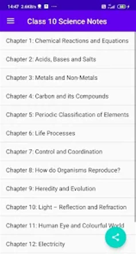 Class 10 Science Notes 的图像结果