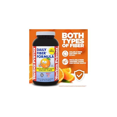 Yerba Prima Daily Fiber Formula 16 oz (Pack of 2) - India | Ubuy