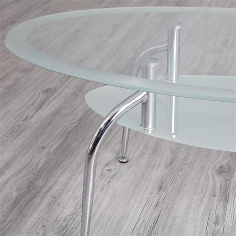 Buy Grimes Glass Top Coffee Table - Silver from Home Centre at just INR ...