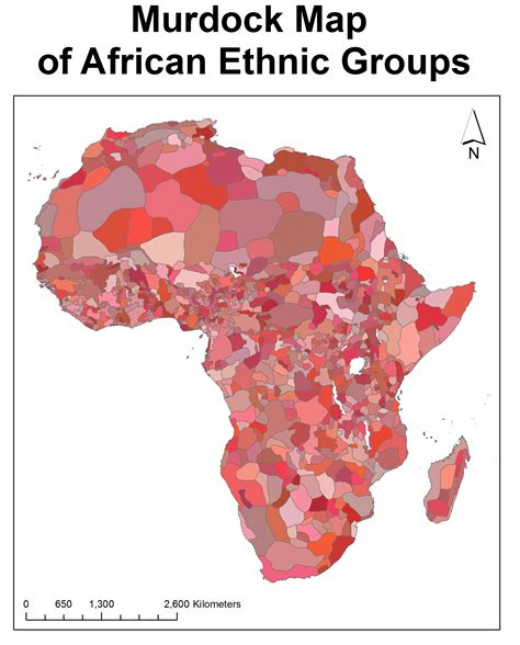 Murdock Map of African Ethnic Groups | Map, African map, African