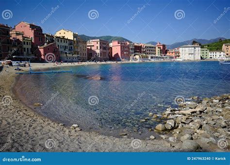 Bay with Crystal Clear Water in Ligurian Sea Editorial Image - Image of ...