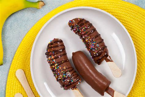 Banana Chocolate Pops Recipe: How to Make Banana Chocolate Pops Recipe ...