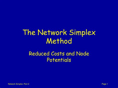 Image result for Network Simplex Method Example